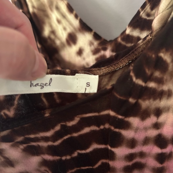 EUC Women’s Hazel Tie-Dye Multicolor Crossback Maxi Dress, Size Small - Picture 6 of 6